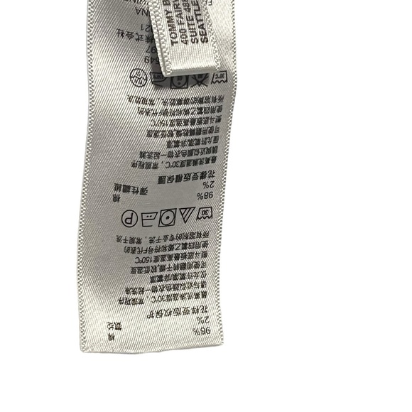 Tommy Bahama Knit Pullover 1/2 Zip Long Sleeve Blue White Stripe Floral Tropical - Picture 14 of 15